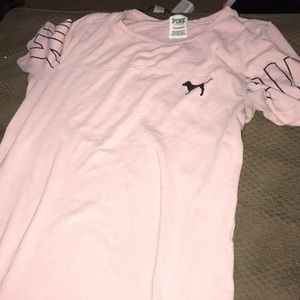 PINK pink short sleeve t shirt